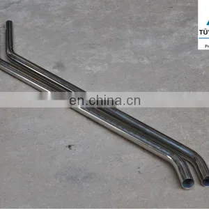 Custom 20 GAGE SS s Bend 1 12 Dia Mirror Polish Welding Stainless Steel Tube Bracket thumbnail-1