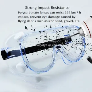 New Adjustable Shield Work Construction Goggles Protective Safety Glasses thumbnail-3
