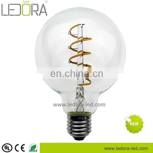 4W 6W 8W Dimmable Ra90 G95 Vintage Soft Spiral Led Filament Bulb thumbnail-3