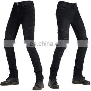 DiZNEW Bulk Wholesales Men's Super Biker Jeans Ripped Stretch Jeans Pants thumbnail-2