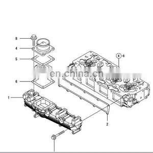 Diesel Engine Parts 4TNV106 Heater Air 123900-77500 thumbnail-1
