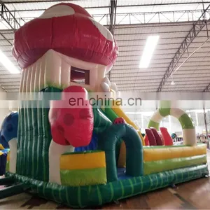 Guangzhou Inflatable Castle Bounces and Jumping Slide for Sale thumbnail-3