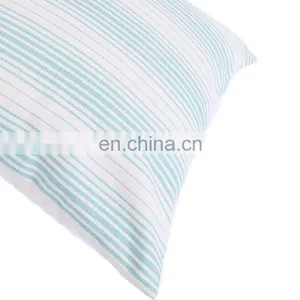 Decor White and Green Striped Poly Chenille Cushion Cover thumbnail-5