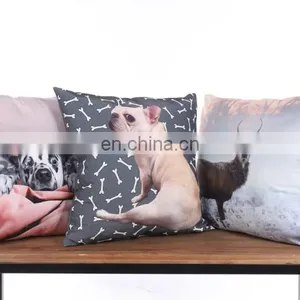 Ins Sofa Cushion Cute Fox Dog Animal Square Decorative Throw Pillows Case Cushion Covers thumbnail-6