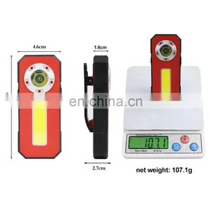 New Type C Rechargeable COB Working Light With Magnetic Base Portable Led Working Lights thumbnail-3