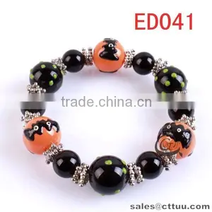 Most Popular Colored Enamel Bracelet With High Tenacity Elastic thumbnail-4
