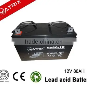 VRLA Sealed 12v 80ah Battery Made in Shenzhen thumbnail-1