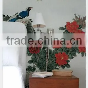 Chinese Scenery of Mountain Painting Wallpaper Roller Blind and Upholstery thumbnail-1