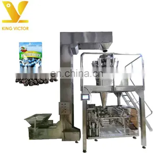 Corner/Side Spout Doypack Stand up Standing Pouch Bag Liquid Detergents Soap Washing Cleaning Liquid Packing Packaging Machine F thumbnail-1