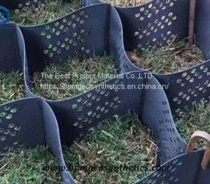 HDPE Geocell for Slope Protection Project in Myanmar thumbnail-2