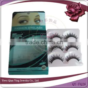 Synthetic Cosmetic Package Fiber False Eyelashes for Sale thumbnail-1