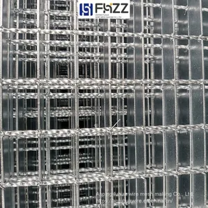 Composite Operating Platform Heavy Duty Anti-slip Toothed Hot-dip Galvanized Steel Grating thumbnail-2
