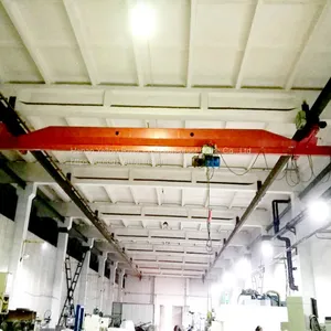 2T Span 12m Suspended Single Girder Eot Crane Remote Control Single Speed,Electric Hoist Suspension Crane thumbnail-2