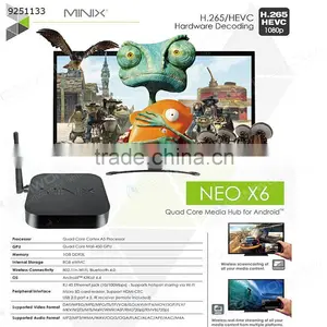 Best Price Minix NEO X6 Smart TV Box Android 4.4 ,WiFi Compliant RJ45 Ethernet Jack(10-100Mbps) thumbnail-2