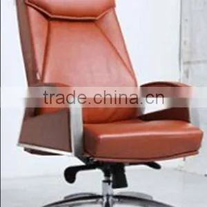 Brown Color Leather Office Executive Chair thumbnail-2