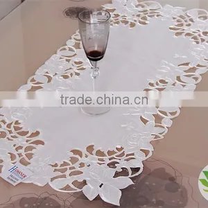Hot-sale White Hand Embroidery Tablecloth Hotel Table Cloth/table Cover/napkin/wholesale Tablecloth thumbnail-4
