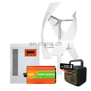 500W 800W 12V/24V/48V Vertical Axis Wind Turbine Wind Power System Generador Eolico Vertical thumbnail-1