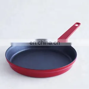 3 Section Enameled Pancake Over Sized Cheap Price Skillet With Lid thumbnail-5