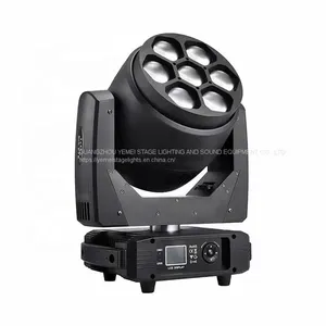 High Quality 7pcs 40W RGBW DMX512 Moving Head 4 IN 1 Bee Eye Moving Head Dyeing Light For DJ Disco Stage Light thumbnail-1