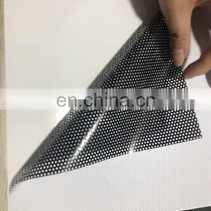 Matte Surface Micro Perforated Vinyl Window Film Covering One Way Vision for Advertising thumbnail-5