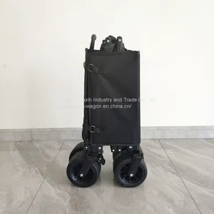 Hot Sale Folding Wagon Utility Beach Cart Outdoor Camping Wagon Collapsible Hand Trolley thumbnail-4