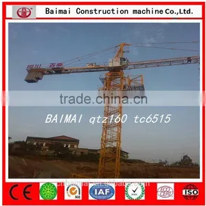 10 Tons Tower Crane 6513 65m Jib Lenght, Tip Loading 1.3 Ton thumbnail-1
