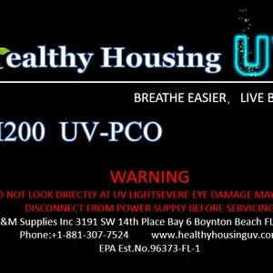Air Purifier Whole House Filter UV Lamp Tube Used as HVAC (Air Conditioner) Duct Sanitizer thumbnail-1