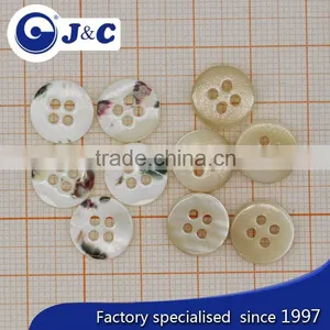 2015 Nature White Color Round Shape Trocas Shell Button thumbnail-4