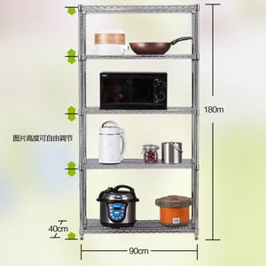 NSF EPOXY WIRE SHELVING Wire Shelving for Closet Wire Shelf, Wire Rack, Chrome Shelf, Chrome Rack thumbnail-5