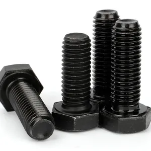 High Strength Bolt Grade 8.8 External Hexagonal Screw Grade 10.9 Bolt Screw Grade 12.9 Full and Half Button Hexagonal Screw thumbnail-2