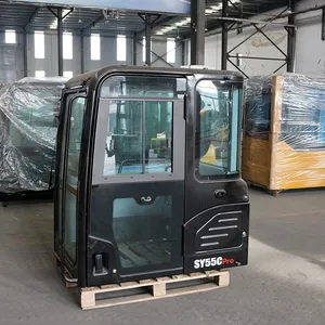 Excavator Cab New Sany Sy55 Sy60 Excavator Cab Cabin 130902000017 ForSANY 55-60Pro Sany Excavator Cab thumbnail-5