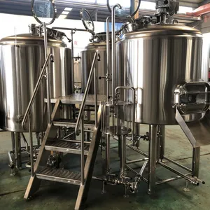 5BBL American Style Brewhouse With 5BBL and 10BBL Fermentation Tanks for Brewery thumbnail-4