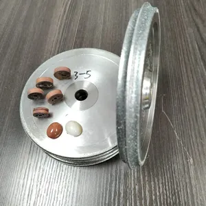 Electroplated Diamond Profile Wheels for Gemstone & Jade Grinding - Custom Shapes Available thumbnail-1