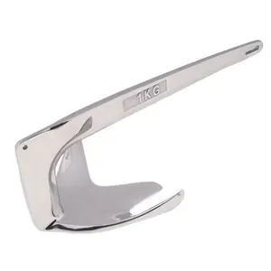 Heavy Duty Marine Grade Polished 316 Stainless Steel Bruce Style Claw Force Boat Anchor thumbnail-2