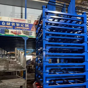 Heavy-Duty Collapsible Steel Rack for Auto Parts, Tyres, and Fabric Rolls Storage thumbnail-4