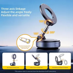 Premium 360° Rotating Vacuum Suction Magnetic Phone Holder thumbnail-2