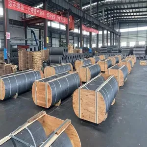 Extruded Graphite Graphite Electrodes Electrode Block Featuring Resistivity 5 To 8 μΩ·m Suitable for Steel Industry and Electric Arc Furnace thumbnail-1