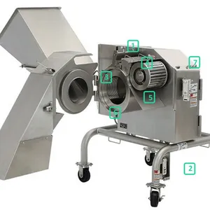 All Kinds of Meat Processing Slicing and Dicing Automatic Cube Cutting Machine Machine Chicken Liver Cube Dicer Cutting Machine thumbnail-4