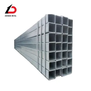 38mm Zinc Coated Steel Round Pipe ASTM Standard Z80 Z100 Corrosion Resistant ERW Tube for Industrial Projects Price Per Meter thumbnail-4