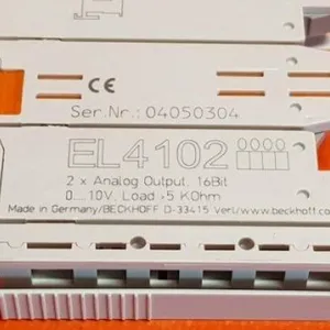 Beckhoff EL4102 EtherCAT Analog Output Terminal 2-Channel Voltage Output Module ±10V 16-Bit Industrial Automation I/O thumbnail-4
