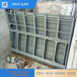 Custom Size 304 Stainless Steel Wall Mounted Sluice Gate Flood Prevention For Urban Stormwater System thumbnail-2