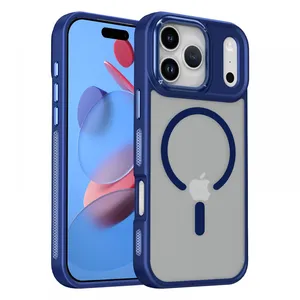 Built-in Kickstand Phone Case for IPhone 18 17 15 Pro Max – Hands-Free Viewing Cover thumbnail-1