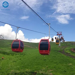Daqin Overhead Passenger Fixed Grip Chairlift Ropeway-Steel Outdoor 1600 Passengers/Hour 5-10 Passengers Efficient Cableway thumbnail-1