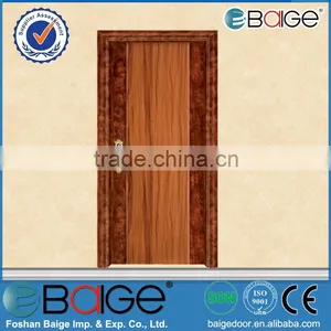 BG-SW305-8Y Fire Rated Wooden Door/ Villa Entrance Wood Design Door/ Wood Panel Door Design thumbnail-1