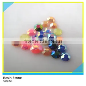 SS10 Iron On Jelly Red Round Loose Resin Stone Hotfix Flatback Epoxy Stone For Motif Transfer thumbnail-3