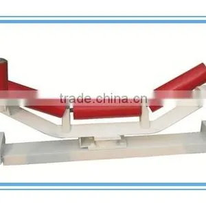 108mm Mining Metal Conveyor Troughing Carrying Idler With 3 Equal Idlers thumbnail-1