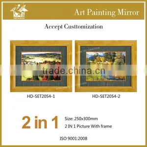 Natural Colors Town Scenery Art Picture thumbnail-1