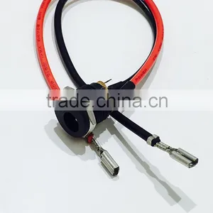 Custom 5.5x2.1mm 2PIn Female Mount Power Jack Socket To 0.8mm Tab Wire Harness thumbnail-5