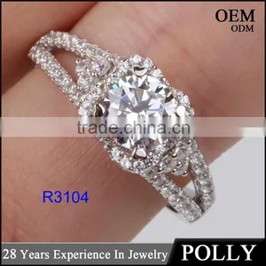 Latest Design Pure 925 Silver Ring for Women Jewelry Wholesale thumbnail-1
