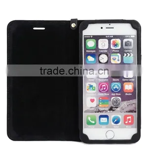 Premium PU Book Style Flip Cover Case With Card Slots for IPhone 6 thumbnail-4